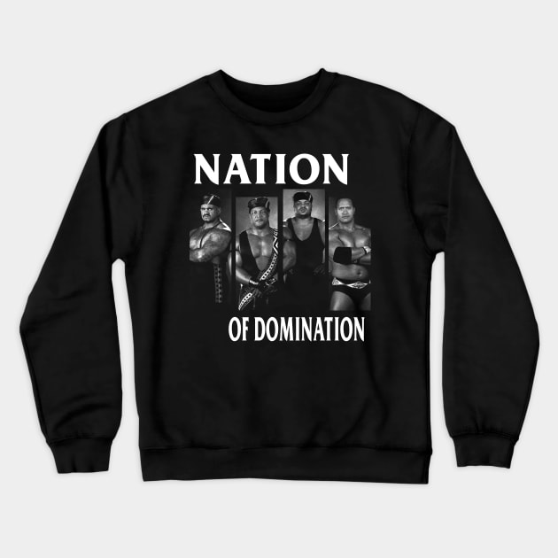 Nation Of Domination Crewneck Sweatshirt by WithinSanityClothing